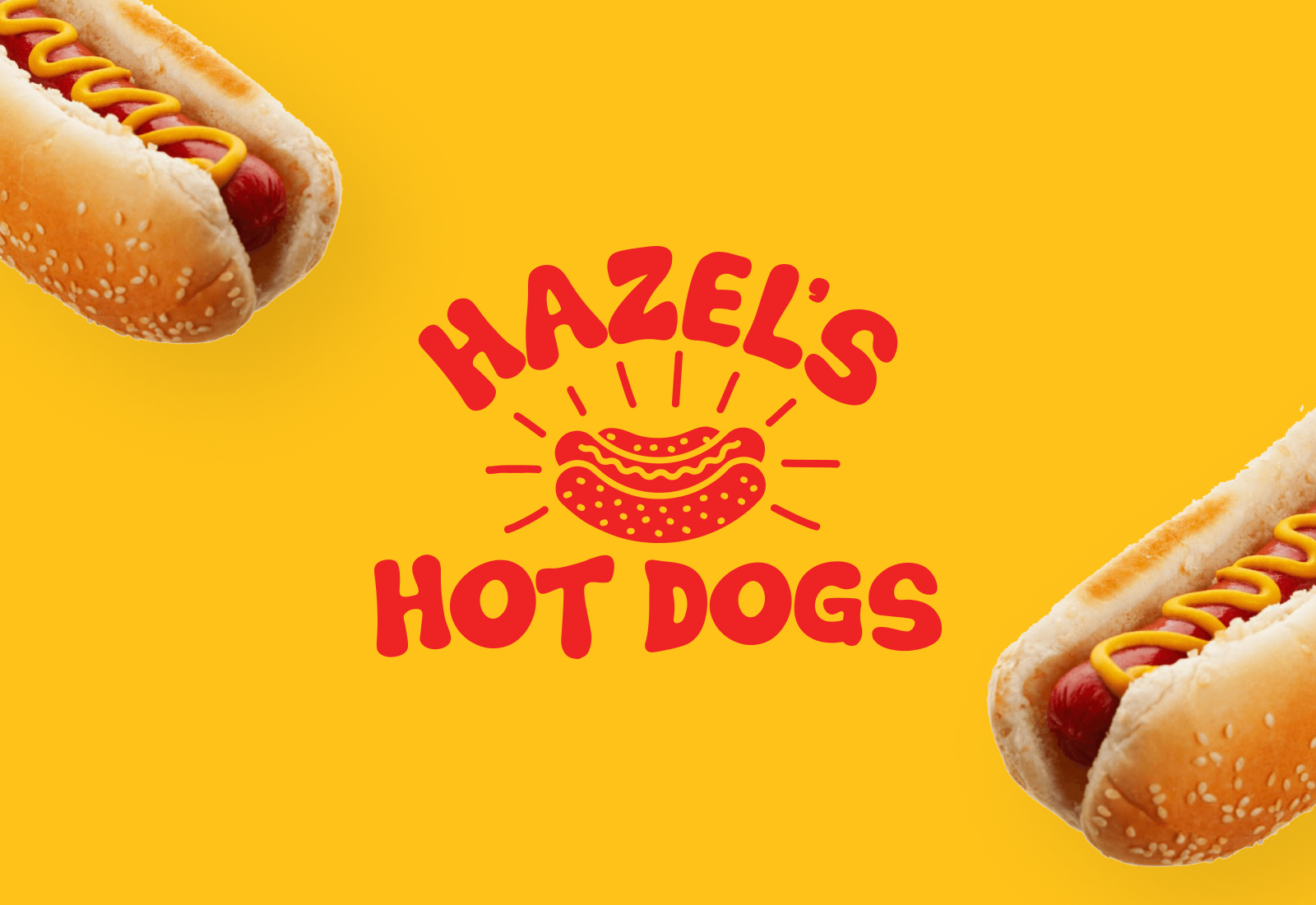 Primary Logo | Hazel's Hot Dogs