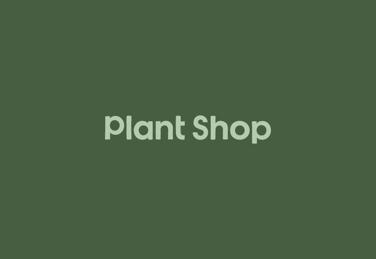 Primary Logo | Brand Identity for Plant Shop GR - Grand Rapids, MI