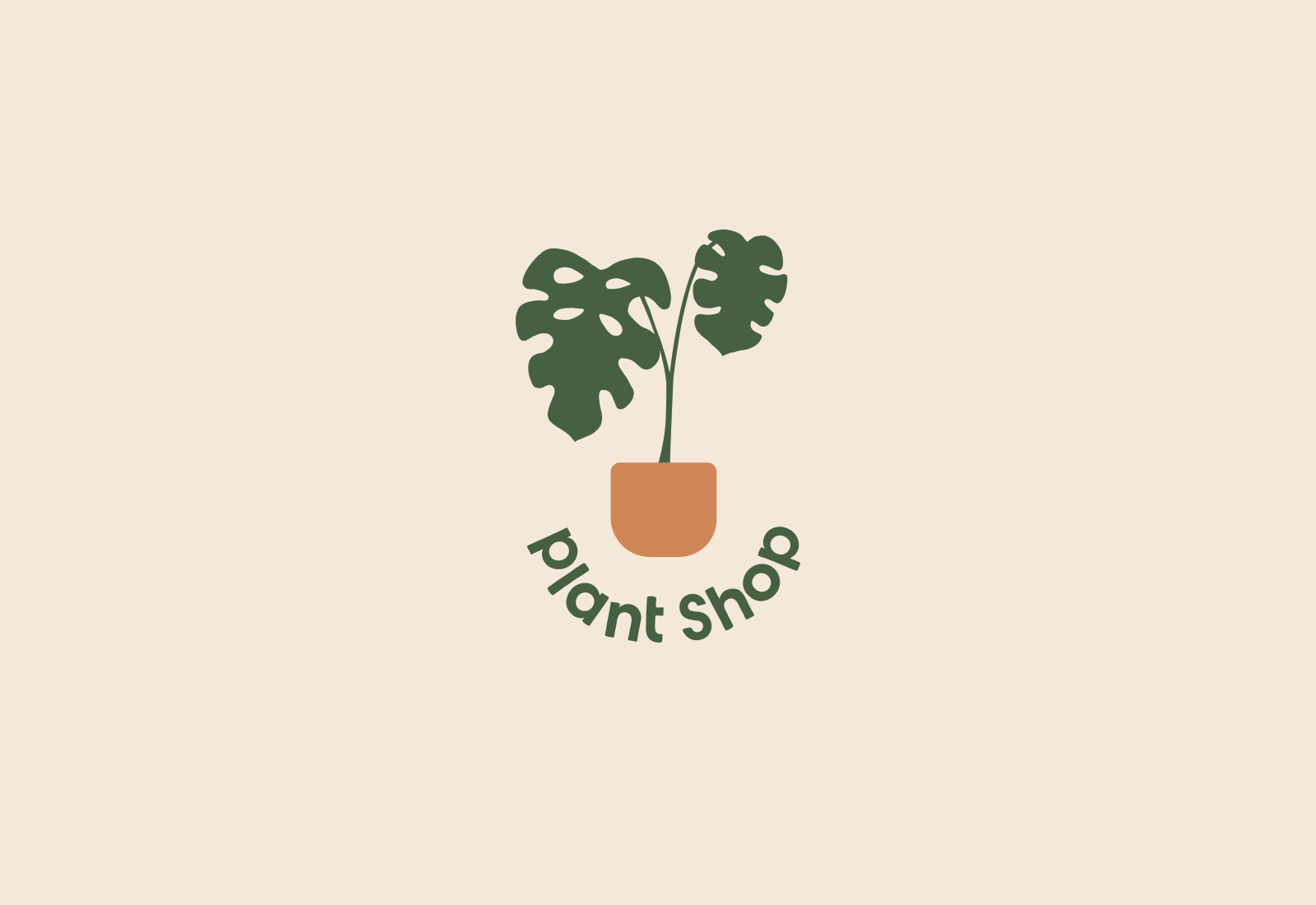 Secondary Logo | Brand Identity for Plant Shop GR - Grand Rapids, MI