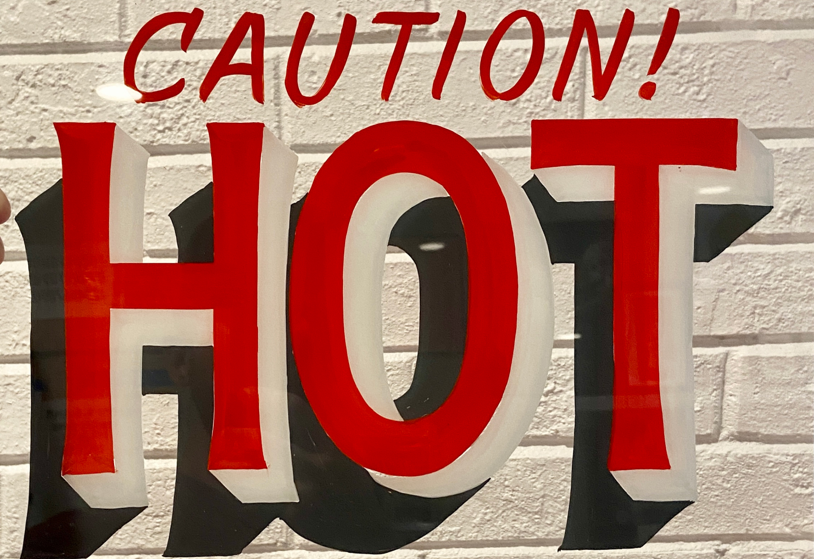 Hot! | Hand Painted Sign by Joey Carty