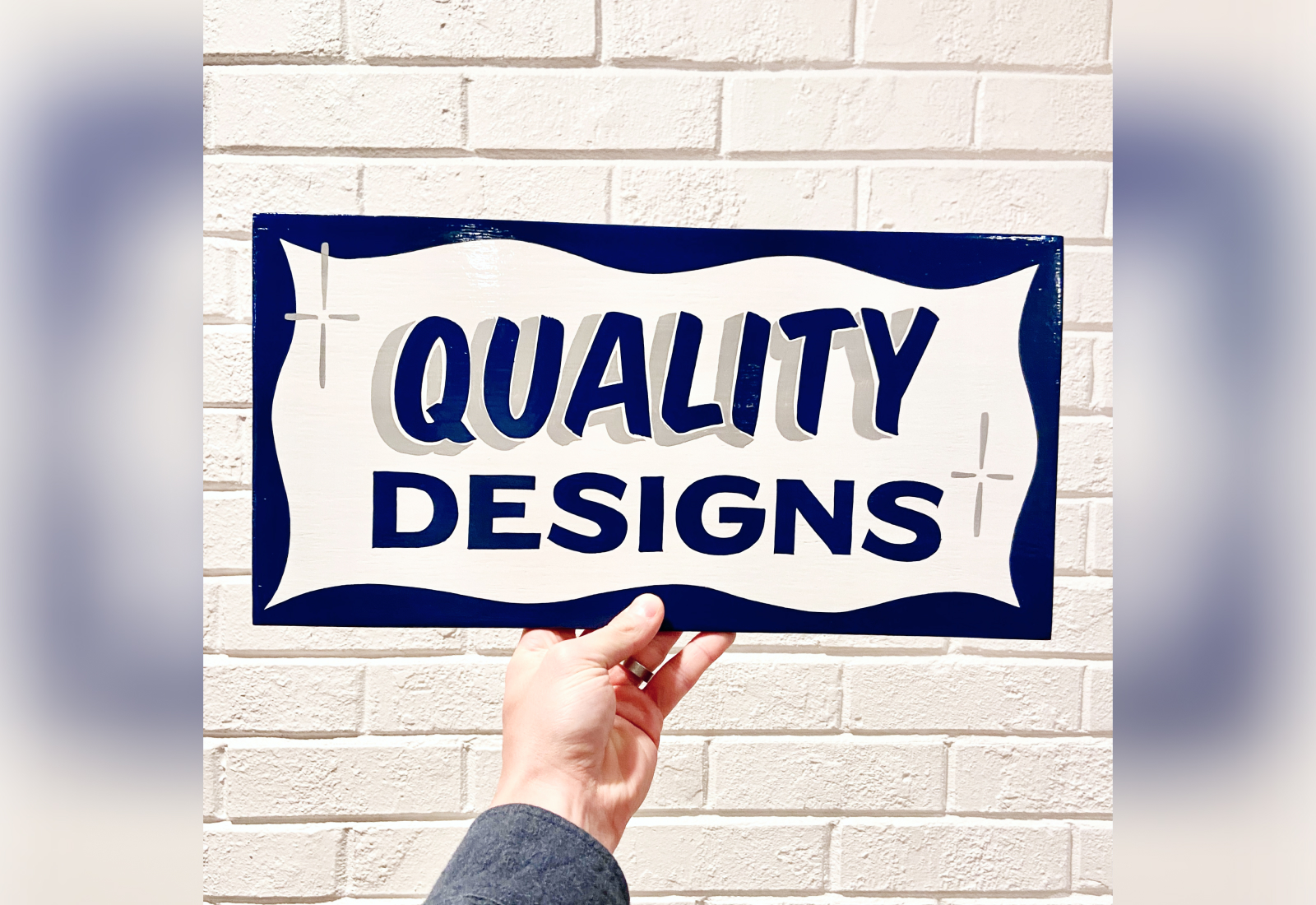 MRC Quality Designs Sign | Hand Painted Sign by Joey Carty