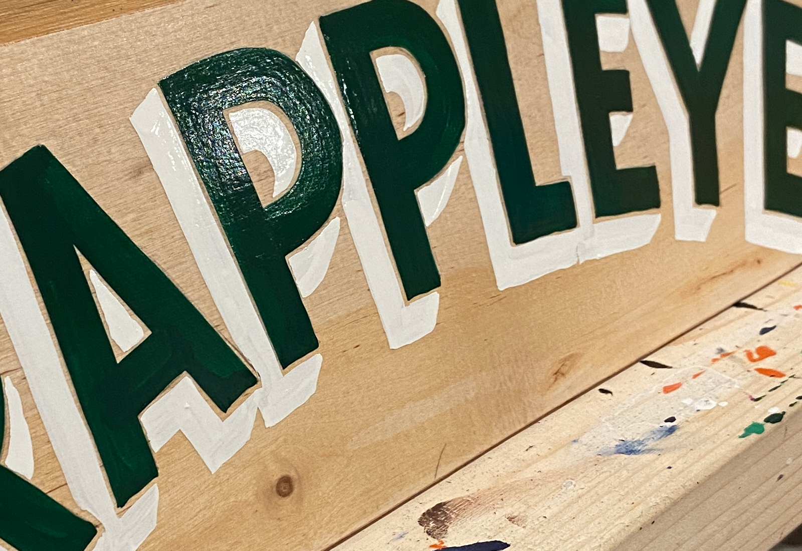 Rappleye Sign | Hand Painted Sign by Joey Carty