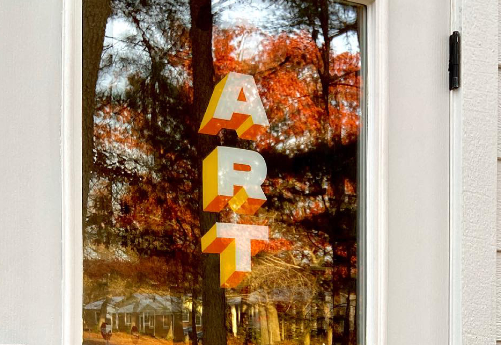 Art Studio Door Lettering | Hand Painted Sign by Joey Carty